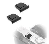 Tapa de la zapata JJC tapa de zapata Protector de pantalla para cámara Sony A6000, A6300, A6500, a99ii, A77II, A68, A58, A7R II, A7R, A7S II, NEX-6, DSC-HX400 V, RX100II, RX10 sustituye a Sony FA-SHC1 M cover-2 Pack Negro
