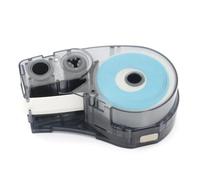 Tapa DE Lata DE LA LA LAMINACIÓN M21 1000 427 Etiqueta de Cartucho 25. 4 mm 1 Pulgada de Ancho 4. 27m Longitud Negra en Blanco Compatible con bmp21 más Impresora(5pcs M21-1000-427)