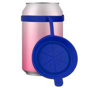 Tapa de lata de refresco, tapa de silicona de 2.24 pulgadas de diámetro, apta para lavavajillas, para cine, festival de música, , viajes por carretera, camping