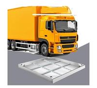 Tapa de Lavabo Oculta Personalizable, Panel de Acceso a fosa séptica de Acero Inoxidable Integrado, Tapa de Acceso de Doble Capa con Base (100 x 100 cm / 39,4 x 39,4 Pulgadas)