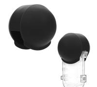 Tapa de Lente de Silicona para Insta 360 x3 Funda de Carcasa de Buceo Invisible, Protector de Lente Accesorios de Cubierta Protectora de Lente Flexible (Negro)