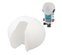 Tapa de Lente de Silicona para Insta360 X3, Cubierta de Lente Antideslizante a Prueba de Caídas y Arañazos, Accesorios de Cubierta Protectora Desmontable para Insta360 X3 (White)