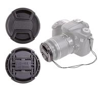 Tapa de lente frontal a presi n CamDesign de 49 mm compatible con lentes Canon, Nikon, Sony, Pentax y todas las DSLR, color negro