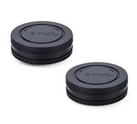 Tapa de lente trasera de cámara y tapa de cuerpo para Sony E Mount A1 A7C A7R IV III A7 III II A7S III II A6600 A6500 A6400 A6300 A6100 A6000 Reemplaza Sony ALC-B1EM -2 paquetes