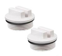 Tapa de línea de retorno de piscina roscada de 1.5 pulgadas para invierno/spa SP1022C compatible con junta tórica/prevención de fugas para drenaje de filtro (4 piezas)