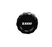 Tapa de líquido de Aceite del Cilindro Maestro de Motocicleta, Cubierta de depósito de Freno Trasero Compatible con Z1000 2004 2005 2006 2007 2008 2009 2010 (Size : Black)