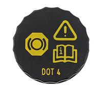 Tapa de líquido de frenos - Cubierta del cilindro maestro de doble capa de PP | Tapa de depósito a prueba de polvo | Tapón Universal para Depósito de Líquido de Frenos para Autos Motos Maquinaria