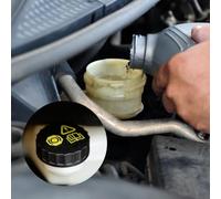 Tapa de líquido de frenos de doble capa a prueba de polvo - Tapa de repuesto para depósito de líquido, protección para sistemas de frenos en aplicaciones automotrices e industriales | Reparación de