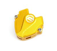 Tapa de Llave de Motocicleta CNC para CFMOTO SR250 250 SR MY22 CLX700 CLX 700 800 MT 800MT Llavero CNC para Motocicleta con Funda Protectora(Key Shell Gold)
