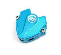 Tapa de Llave de Motocicleta CNC para CFMOTO SR250 250 SR MY22 CLX700 CLX 700 800 MT 800MT Llavero CNC para Motocicleta con Funda Protectora(Key Shell Blue)
