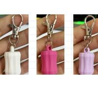 Tapa De Llavero De Bálsamo Labial De 6 Piezas, Accesorio De Almacenamiento Portátil, Estuche Protector De Silicona para Lápiz Labial, Adecuado para Viajes Al Aire Libre, Maquillaje Diario.