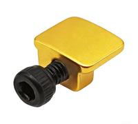 Tapa de llenado de aceite de aleación de aluminio para ABU 3.5 BF7 BF8 IB7 IB8 Zenon Deez8 Carrete de cebo cubierta modificada Rojo, Púrpura, Oro, Plata, Negro, Azul Rosa, 1 pieza (oro claro)