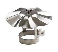 Tapa de lluvia de chimenea | Tapa de lluvia de chimenea de acero inoxidable | Sombrero de cono de techo afuera con protección de staub de nieve para extracción de humo de chimennea al aire libre,