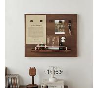 Tapa de Madera para Contador Decorada, Tapa Cuadro Electrico Decorativo Sin Perforación, Interruptor de Fusibles, Montado en Pared, for la Decoración Hogar(Brown,50 * 40cm/19.7 * 15.7in)