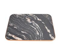 Tapa de Madera Sólida RV Recubrimiento Duradero para la Oficina de Comedor de Botes de RV 23.23x15.35in (Black)