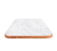 Tapa de Madera Sólida RV Recubrimiento Duradero para la Oficina de Comedor de Botes de RV 23.23x15.35in (Gray)