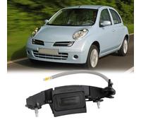 Tapa de maletero con interruptor de apertura de portón trasero compatible con Micra III Hatchback K12 1.0 1.2 1.4 1.5 Repuesto para 25380-AX60B 25380-AX60A 25380-AX600 25380-AX610