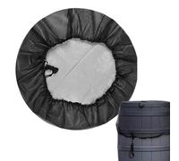 Tapa de malla de almacenamiento de agua: protector de tapa para colector de lluvia de filtrado fino con cordón | Pantalla de barril para tambor de exterior, colador resistente a