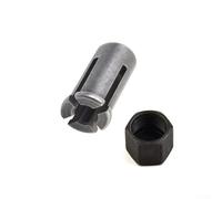 Tapa de mandril de repuesto para herramientas eléctricas GD0600, GD0601, GD0603, 906 y 763620-8/763627-4, accesorio de tuerca de pinza de 3 mm y 6 mm, construcción de acero, 1 pieza (3 mm + tuerca)