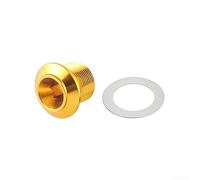 Tapa de manivela de aleación de aluminio y paquete de herramientas de extracción para mantenimiento de manivela de soporte inferior SRAM en bicicletas MTB de carretera (A-dorado)