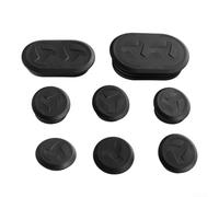 Tapa de marco de motocicleta para MT-09 2021-2025 - Kit de cubierta de tornillo anticaída - Protección de agujeros de plástico - Fácil de instalar, color negro