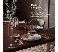 Blumfeldt Tapa de mesa Bearsdon 180 x 90 cm para cocina y comedor | Madera contrachapada robusta