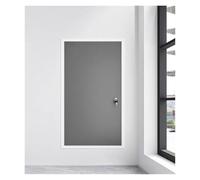 Tapa de metal for agujeros de paneles de yeso, panel de acceso insonorizado, puerta de inspección con cerradura, tapa de trampilla de techo(Milk,24x36in (60.96x91.44cm))