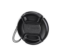Hama Tapa de lente universal 58 mm Smart Snap con correa Negro