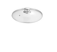 Tapa De Olla De Vidrio Templado De Acero Inoxidable, Cubierta Redonda Antiescaldado For Sartén, Perilla De 16-34cm, Cubierta De Olla Visible, Accesorios De Cocina(18cm)