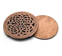 Tapa De Orificio Sonoro Para Guitarra Cubierta de madera for boca de guitarra, varios tipos, bloque de soporte for agujero de sonido, amortiguador de madera(Color 2)