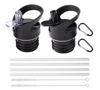 Tapa de paja de tamaño estándar para Hydro Flask Boca estándar y botella de ascenso moderna simple, tapas deportivas Accesorios para botellas de agua, tapa de paja de repuesto superior