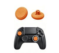 Tapa de palanca de mando para Nacon para Revolution 5 Pro: accesorios de controlador de agarre mejorado, colorido para pulgar PLA, precisión mejorada de 18 mm (naranja)