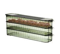 Tapa de para frigorífico, caja organizadora para frigorífico, tapa apilable, organizador de frigorífico, organizador de despensa, contenedor de carne multicapa para albóndigas,