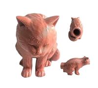 Tapa de pasta de dientes divertida - Accesorios de inodoro de vómito de gato | Divertido exprimidor de pasta de dientes | para estudiantes universitarios, dormitorios, cumpleaños, vacaciones