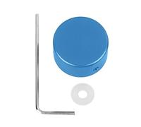 Tapa de pedal de guitarra |Tapa de interruptor de pie de aluminio para Spike Defense/guitarra eléctrica/pedal de efectos |Fácil instalación, diseño elegante (Blue)