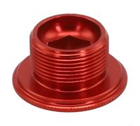 Tapa de perno de fijación para SLX para xt para xtr M4000 M590, aluminio mecanizado CNC M19 M20 Tornillo de cubierta de manivela para plato hueco IXF (M19 rojo)