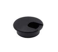 Tapa de plástico for Orificio de Cable de 1,5/2/2,5 Pulgadas, for Toma de Corriente de Mesa, Caja de Paso de Cables(Black 1.5 Inch)