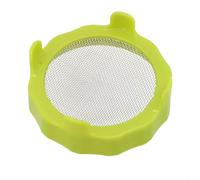 Tapa de plástico para brotes compatible con tarros de boca ancha para cultivar brotes, incluyendo rábano, brócoli y fenogreco (verde)