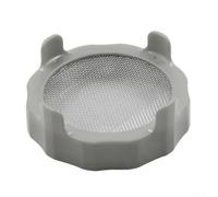 Tapa de plástico para tarros de boca ancha con malla de acero inoxidable para cultivar brotes de alfalfa ricos en nutrientes y verduras de ensalada con drenaje de agua controlado (amarillo)