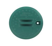 Tapa de plástico verde para caja de válvulas de 10 pulgadas para control de riego por aspersión redondo
