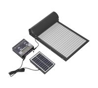 Tapa de pollo automática con batería solar eléctrica con temporizador y sensor de luz para gallinas, pato, ganso, conejito, resistente a los arañazos