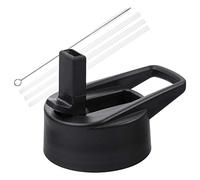 Tapa de popote de boca ancha - Tapa de popote compatible con de boca ancha botella de agua Flip Straw tapas de repuesto para fácil transporte