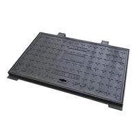 Tapa de pozo, tapa de fosa séptica cuadrada, tapa de alcantarilla incrustada, tapa de piscina de aguas residuales reforzada antideslizante para Carriles y carreteras,70x70cm/27.5x27.5in