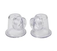 Tapa de prefiltro de inserción transparente para bomba SPS 50 75 100 - Juego de repuesto de cubierta de filtro de goma junta tórica de succión de tamiz de succión piezas de mantenimiento base de 85 mm