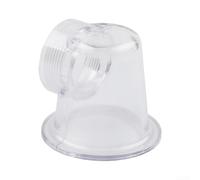 Tapa de prefiltro transparente para bomba Steinbach SPS50 con cuello roscado, cubierta de inserción transparente, pieza de repuesto de 80 mm de altura