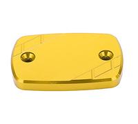Tapa de protección del Fluido de Frenos de la Moto de Kuuleyn, Tapa del depósito del Freno Delantero de Motocicleta, reemplazo de la Tapa de la Tapa del depósito del Fluido del (Gold)