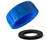 Tapa de PVC de 1/2 pulgada, tapas de manguera de rociadores de jardín, tapa de rosca femenina final, tapas para el rociador para la reparación y modificación de los rosos emale azul 63mm