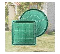 Tapa de Registro Exterior, Tapa de Registro Invisible Cuadrada con Marco, Tapa de Registro, Tapa de Servicio, Tapas de Tanque séptico, para Patio, jardín, Garaje y Carre