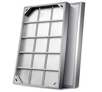 Tapa De Registro Rectangular Con Marco, Empotrada Acero Inoxidable 304 Cubierta De Tanque Séptico, Resistente Tapa Metálica De Inspección Para Sótano, Jardín Y Entrada De Vehículos(70x80cm)