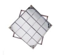 Tapa de registro, Tamaños múltiples de plata los hoyos sépticos ForAnd la cubierta del dren cuadrado acero inoxidable